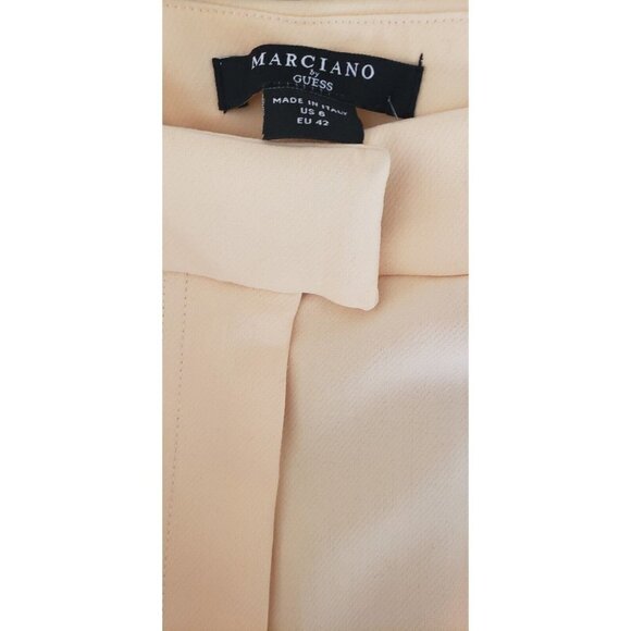 NWT MARSCIANO BY GUESS KELLY SKINNY YELLOW DUST PANT SIZE 6 - Picture 8 of 10